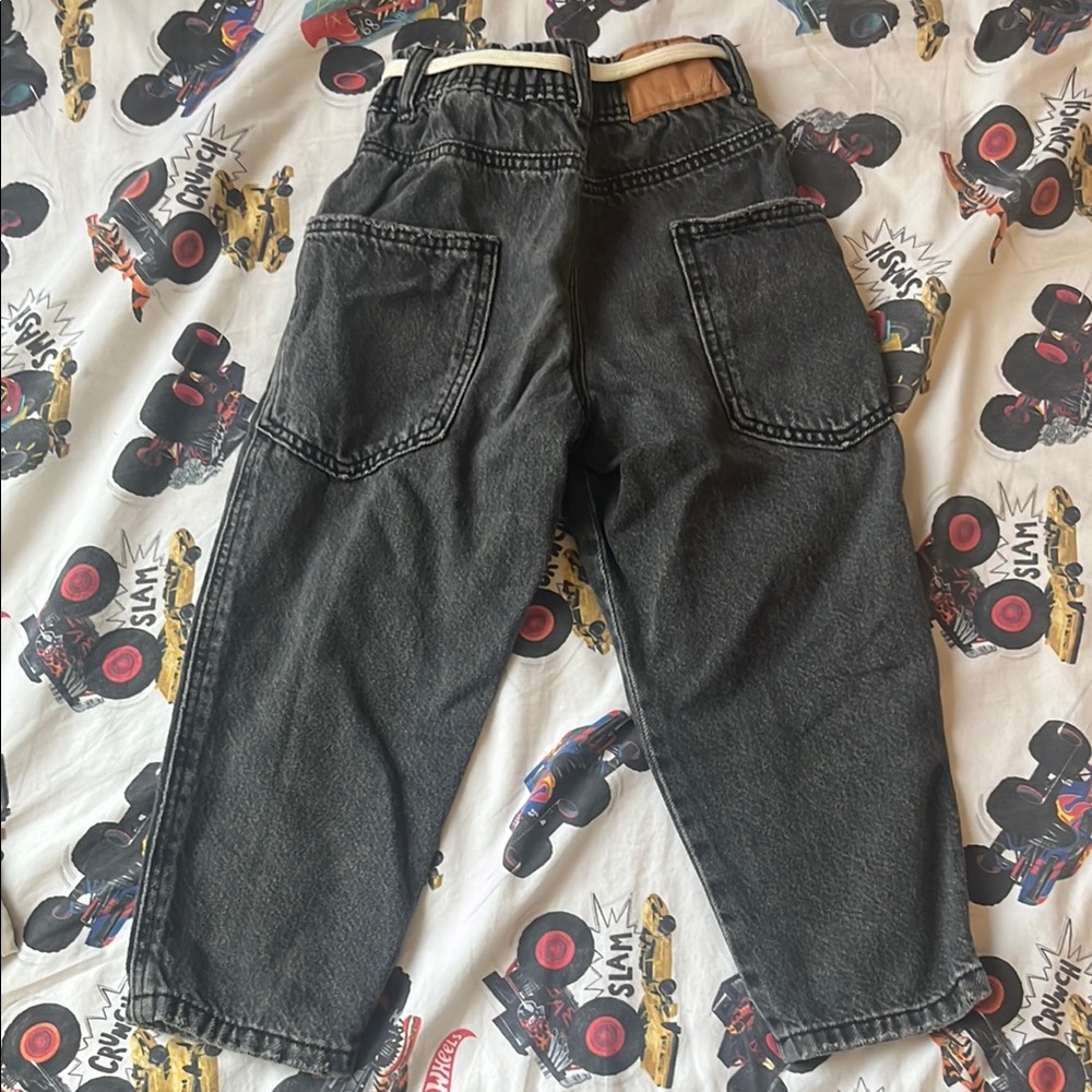 Dark Gray Denim Jeans